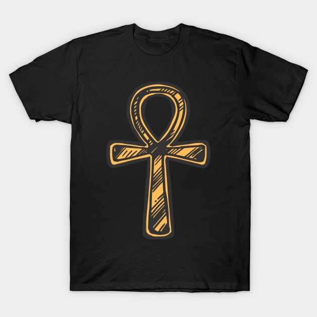 Ankh Cross T-Shirt by H.E.R.  World 